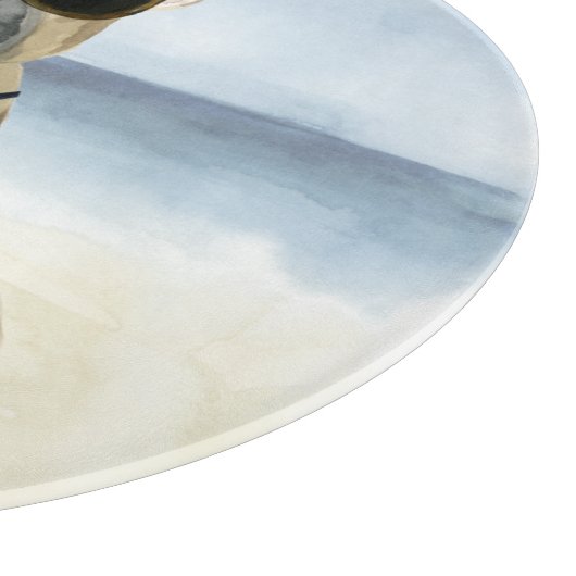 Hot Dog | Puppy in zonnebril bij het strand Snijplank (Hoek)