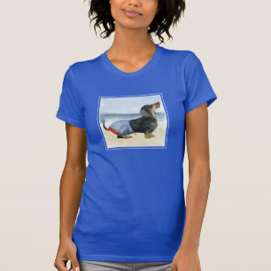 Hot Dog   Puppy in zwembad T-shirt