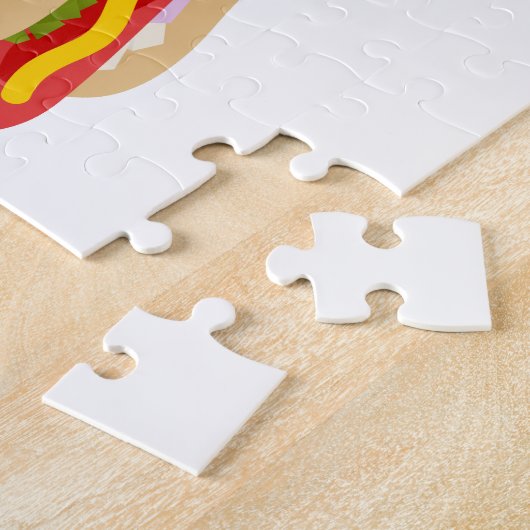 Hot Dog Puzzle Legpuzzel (Zijkant)