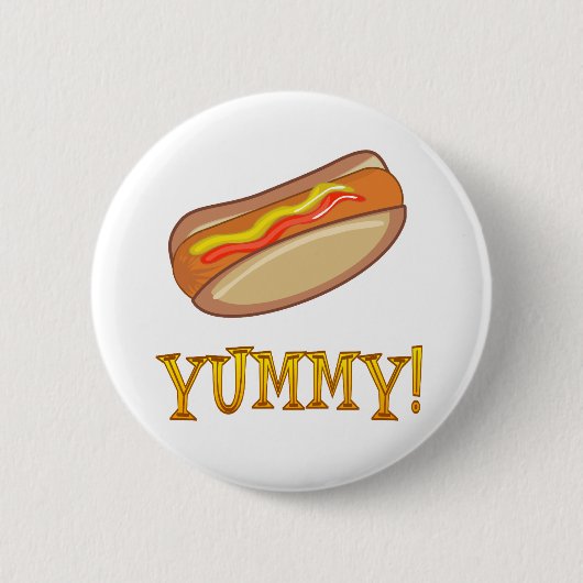 Hot Dog Ronde Button 5,7 Cm (Voorkant)