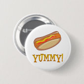 Hot Dog Ronde Button 5,7 Cm (Voorkant /achterkant)