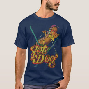 Hot Dog Skier 1974 T-shirt
