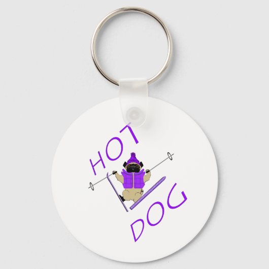 Hot Dog Sleutelhanger (Voorkant)