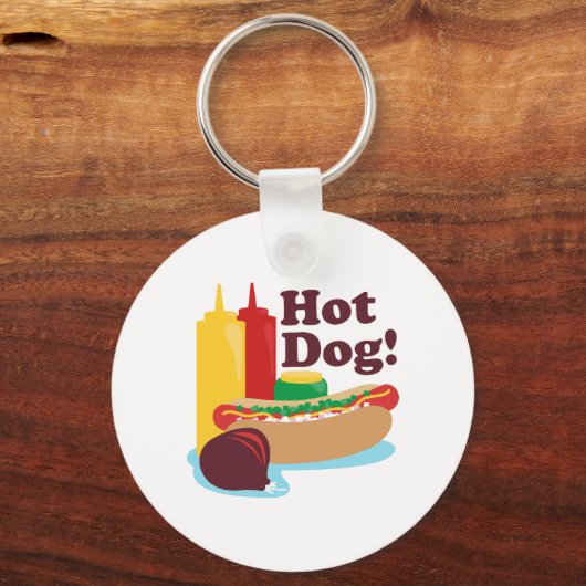 Hot Dog! Sleutelhanger (Voorkant)
