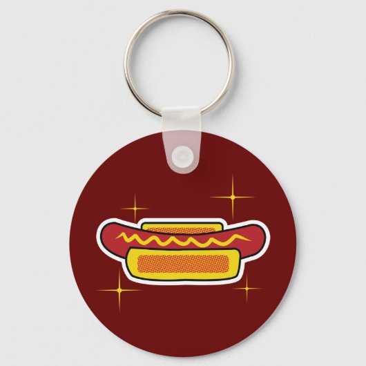 Hot Dog Sleutelhanger (Voorkant)
