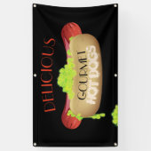 Hot Dog Spandoek (Verticaal)