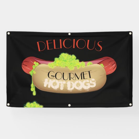 Hot Dog Spandoek (Horizontaal)