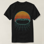 Hot-Dog Sunset Retro Hotdog Sausage Frankfurter Wi T-shirt (Design voorkant)