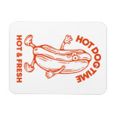 Hot Dog Time Magneet (Horizontaal)