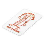Hot Dog Time Magneet (Linkerzijde)