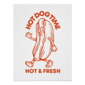 Hot Dog Time Perfect Poster (Voorkant)
