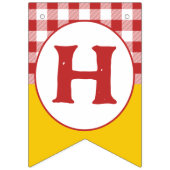 Hot Dog Verjaardagsfeest Bunting Flags - Kinder Co Vlaggetjes (Tweede vlag)