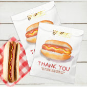 Hot Dog Verjaardagsfeest Voorkeur Bag – Kinder BBQ Bedankzakje