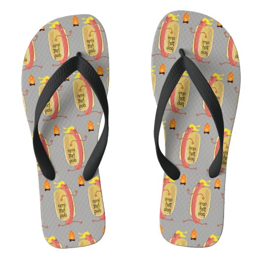 Hot Dog Waaghals Teenslippers (Voetbed)