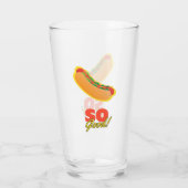 Hot Dog zo goed! Glas (Achterkant)