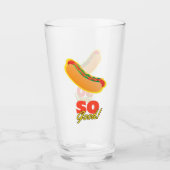 Hot Dog zo goed! Glas (Voorkant)