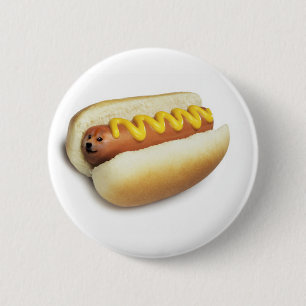 Hot Doge Meme Ronde Button 5,7 Cm