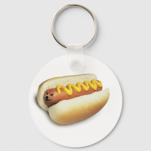 Hot Doge Meme Sleutelhanger (Voorkant)