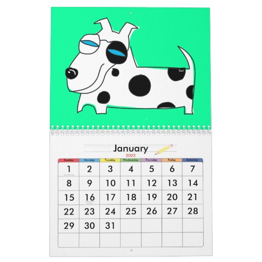 Hot Doggie Calendar Kalender (Jan 2023)