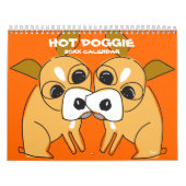 Hot Doggie Calendar Kalender (Hoes)