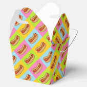 Hot dogs afhaal container gunst doos bedankdoosjes (Geopend)