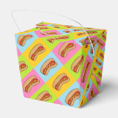 Hot dogs afhaal container gunst doos bedankdoosjes (Achterkant)