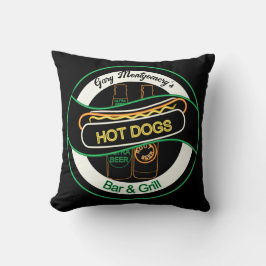 Hot Dogs & Bier Bar & Grill Kussen