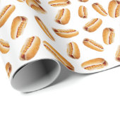 Hot dogs patroon cadeaupapier (Rol Hoek)