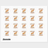 Hot Dogs Rock Ronde Sticker (Vel)