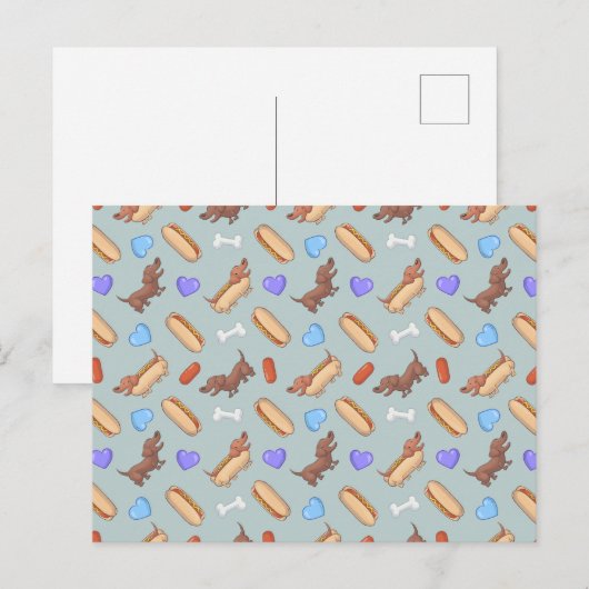 Hot Dogsund: Briefkaart (Voorkant / Achterkant)