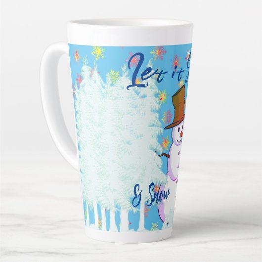 Hot Drink winterdag winterlatte Mok (Linkerhoek)