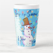 Hot Drink winterdag winterlatte Mok (Voorkant)