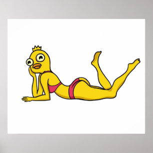 Hot Ducky Momo Poster