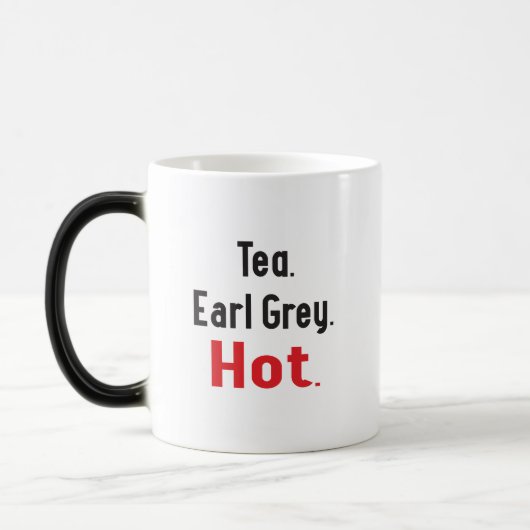 Hot Earl Gray Tea Color Changing Mok (Links)