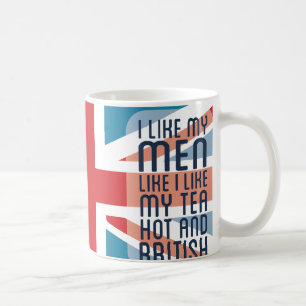 Hot- en Britse Mannen en thee Koffiemok