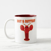 Hot- en Buttery Lobster Tweekleurige Koffiemok (Links)
