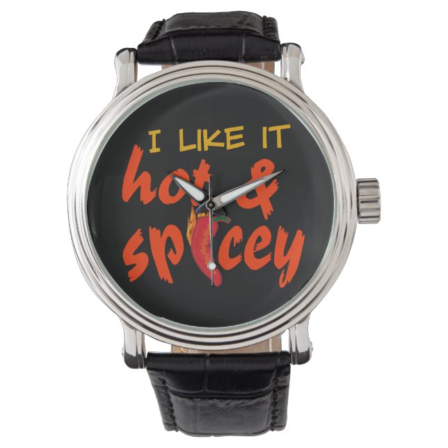HOT- EN SPICEY-horloges Horloge (Voorkant)