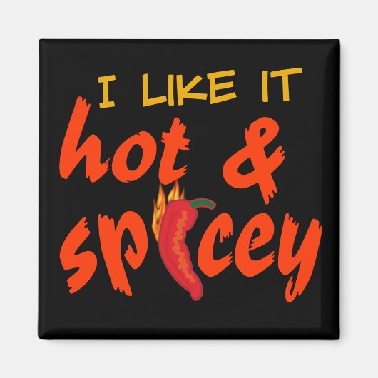 Hot- en Spicey-magneet Magneet (Voorkant)