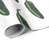 HOT EN SPICY Jalapeño Chili Peppers Patroon Cadeaupapier (Rol Hoek)