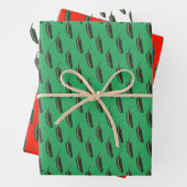 HOT EN SPICY Jalapeño Chili Peppers Patroon Inpakpapier Vel (In situ)