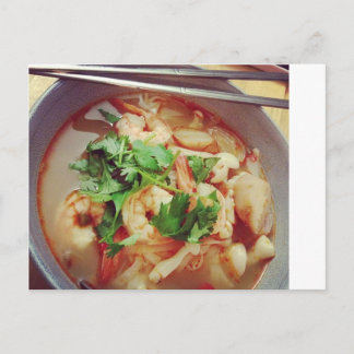 Hot en Spicy Tom Yum Briefkaart