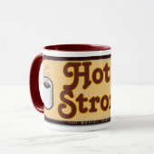 Hot- en sterke koffie mok (Voorkant links)