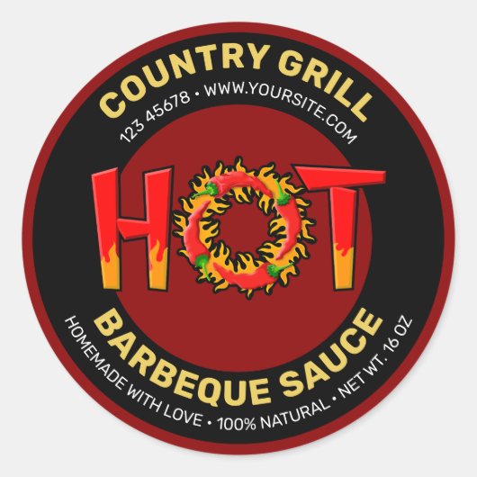 HOT Etiket (Voorkant)