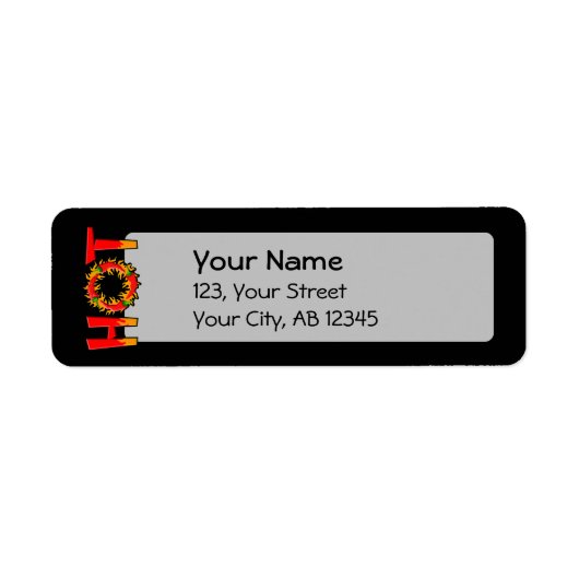 HOT ETIKET (Voorkant)