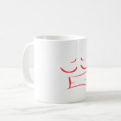 Hot Face Mok - Te heet om te hanteren! (Voorkant links)
