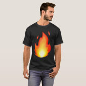 Hot-Fire Clothing Lit Outfit Display Heat of Burn T-shirt (Voorkant volledig)