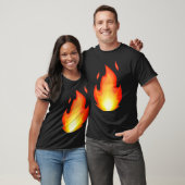 Hot-Fire Clothing Lit Outfit Display Heat of Burn T-shirt (Unisex)