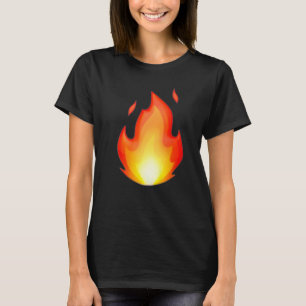 Hot-Fire Clothing Lit Outfit Display Heat of Burn T-shirt