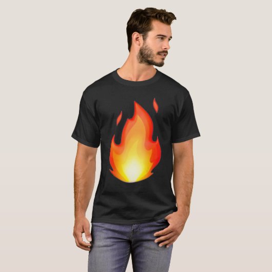 Hot-Fire Clothing Lit Outfit Display Heat of Burn T-shirt (Voorkant volledig)