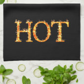 Hot Fire keukenhanddoek (Gevouwen)